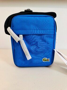 LACOSTE NEOCROC HILO BLUE VERTICAL CAMERA CROSSBODY BAG UNISEX
